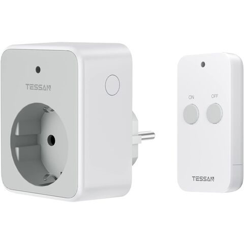TESSAN Lights/Fans Wireless Electrical Outlet Plug Switch (1 Remote + 1 Outlet)