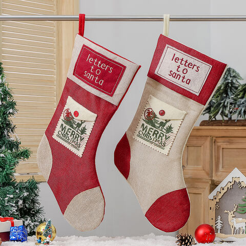 Promotion Items Custom Burlap Funny Christmas Decorative Stockings Socks -  China Promotional Items and Hot Christmas Gifts Decorations price