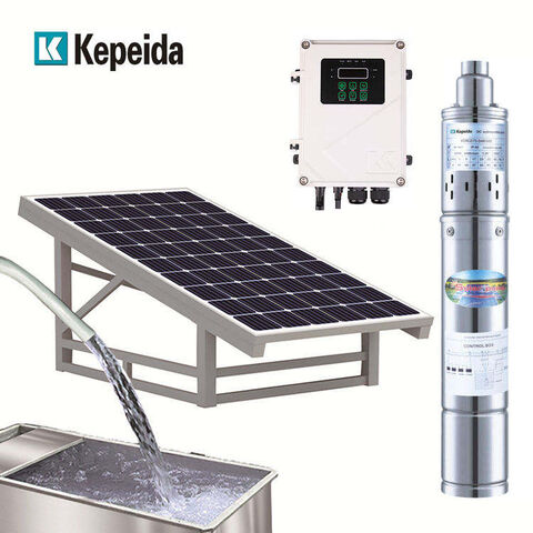 Dc 72v Solar Powered Borehole Deep Well Submersible Screw Water Pump ...