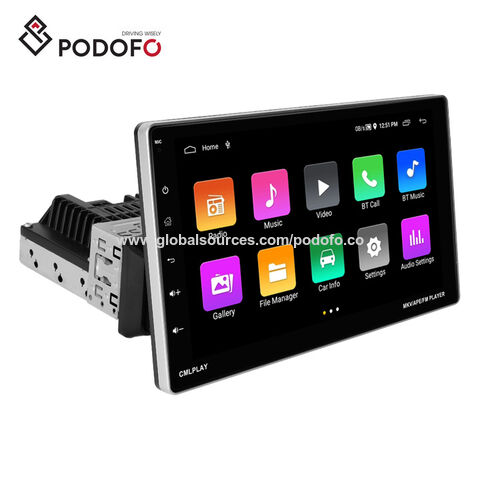  [2G+64G] 10.1 inch Single Din Android 13 Car Stereo Apple  Carplay and Android Auto Touch Screen Car Radio WiFi GPS HiFi + AHD Backup  Camera and Mic : Electronics