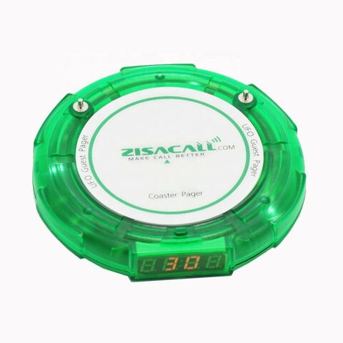 Push Button Pager Restaurant Wireless Communication System Coaster Pager, Restaurant ...