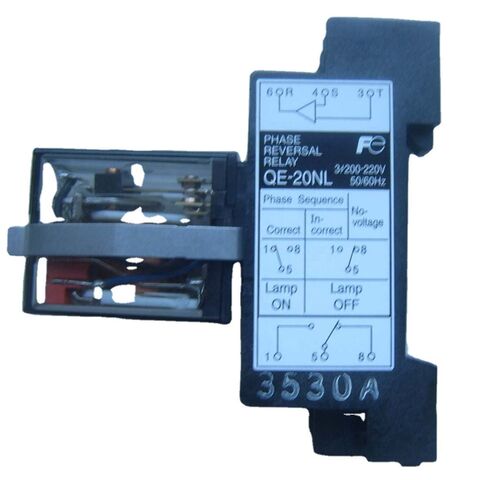 Fuji Phase Sequence Protective Relay Qe-20nl 200-220v 50/60hz