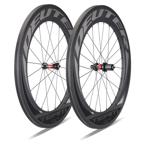 Team 80 Road Carbon Fiber Bicycle Wheel Set Dt 240s Hub Sapim Broken ...