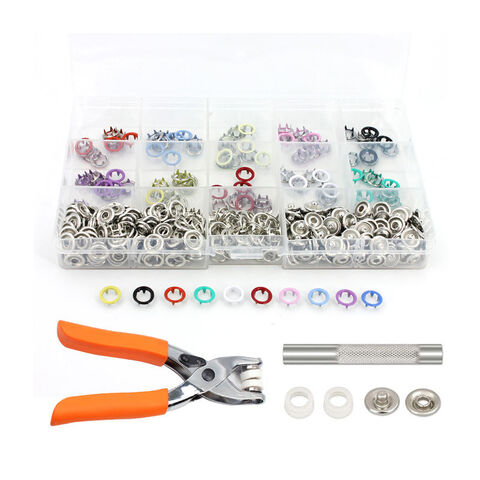 Metal Snap Button Kit - Snap on Buttons with Snap Fastener Tool