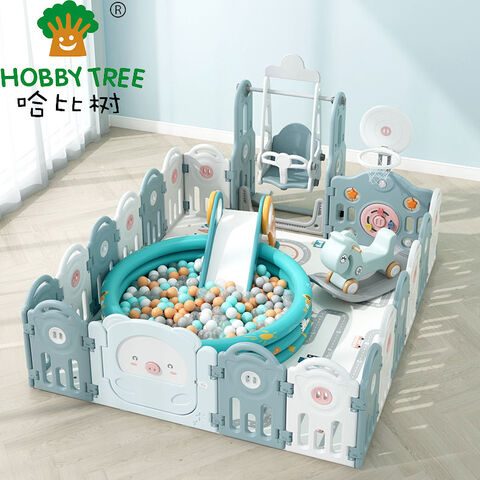 Buy Wholesale China Updated Modern Plastic Aivictty Portable Play Yard   Baby Playpen Foldable 