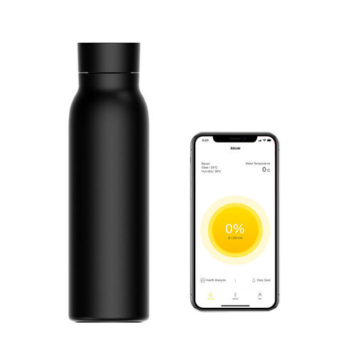 Buy Wholesale China Usb Rechargeable Portable Smart Water Bottle