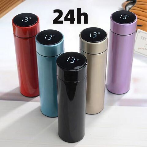New Design 500ML Smart Thermos Water Bottle Led Digital