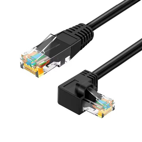 Custom Ethernet Cable Right Angle 1m 2m 5m Cat5 Cat5e Cat6 Cat6a Cable ...