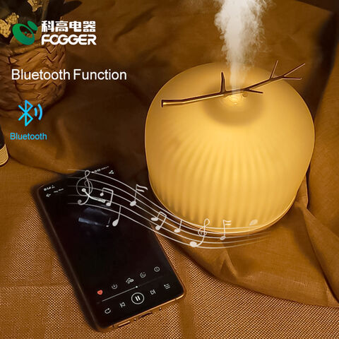 Humidificador Ultrasónico 230ml con Niebla, 7 Luces LED, Reloj, Altavoz Bluetooth, Difusor de Aromaterapia for sale at factory direct price