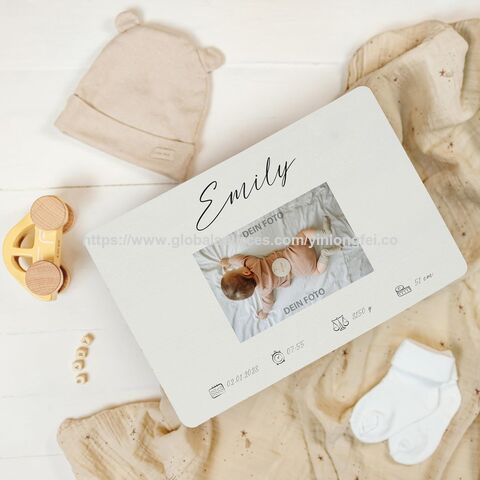 Caja de Madera con Tapa Grabada para Almacenamiento de Recién Nacido - Ideal para Regalos Personalizados al por Mayor for sale at factory direct price