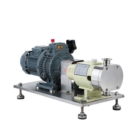 ZB3A DIN SMS Connect Hygienic food grade Stainless Steel 304 316L Chocolate Syrup honey transfer Cam sanitary Rotary Lobe Pump for sale at factory direct price