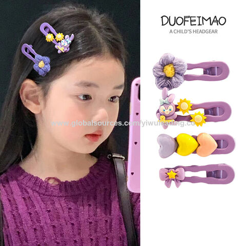 Korean 1.5cm Black Women Small Claw Clip Headdress Fashion Mini