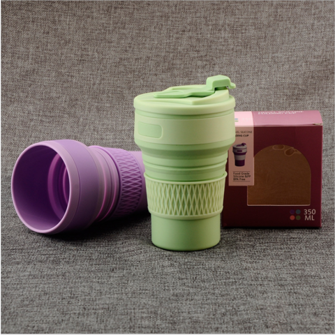 Silicone Collapsible Coffee Cup 350ml