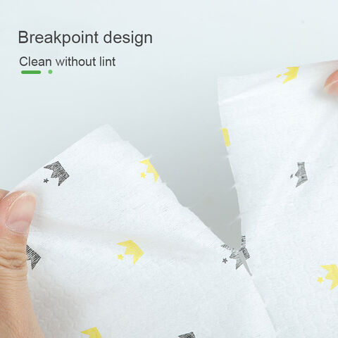 50pcs Disposable Breakpoint Non-woven Kitchen Towels Cleaning Cloth