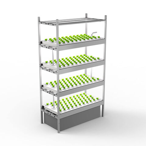 Factory Direct 4 Tier Cultivation Rack Systems With Lights Trays For ...