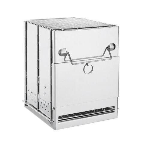 Portable Folding Charcoal Grill - Stainless Steel Mini BBQ Stove For Outdoor Adventures - Shop Now! From Camp Kitchen - Price 35.58