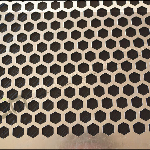 Hexagonal Hole Perforated Mesh for Ventilation and Heat Dissipation