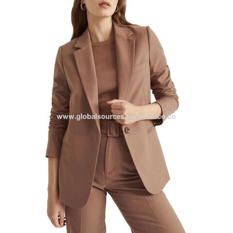 Red Office Women 3 Piece Suit With Slim Fit Pants, Buttoned Vest and  Single-breasted Blazer, Womens Office Wear, Red Pants Suit 