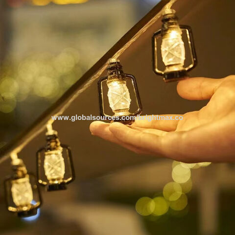 DIY LED String Lights Solar Fairy Lighting Plastic Hanging Lamp Festival  Light