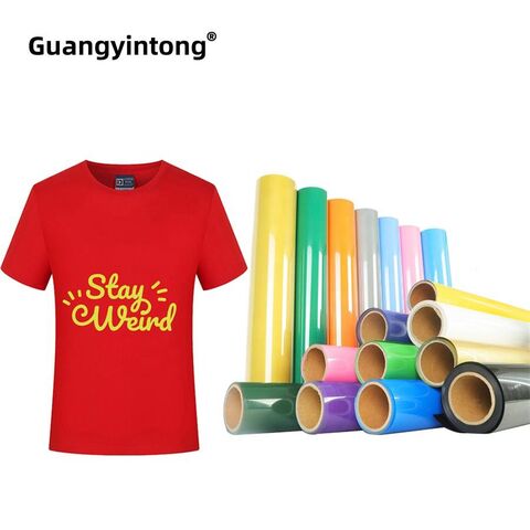 Guangyintong Pvc Matte Series Vinyl Sheets For Shirts Cricut Vinyl Press  Heat Transfer T-shirt Patterned Heat Transfer - China Wholesale Starcraft  Printable Heat Transfer Vinyl Easyweed $0.2 from Zhejiang Guangyintong New  Material