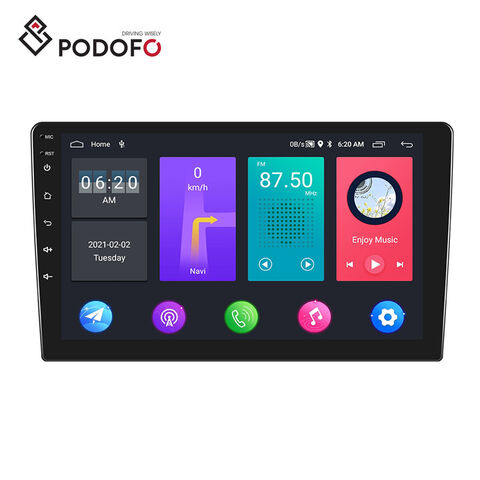 9 Inch Android 8.1 WiFi Universal Car Radio Car MP5 Player Auto Radio  Autoradio GPS Navigation Bluetooth Fm USB Car Stereo with Rear View Camera