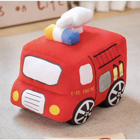 wholesale custom stuffed fire truck toy