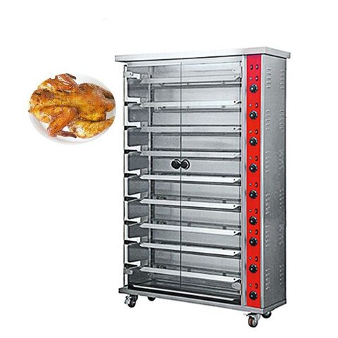 Stainless Steel Commercial Electric Chicken Roaster Rotisserie