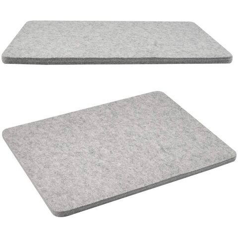 Wool Ironing Mat-pad Made with 100% New Zealand Wool Ironing Board Cover (Gray, 17 x 17)