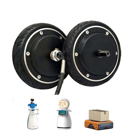Load Wheel Magnet High Torque Permanent Magnet 6.5inch 24v Dc Motor 120kg Load 200rpm Dc ...