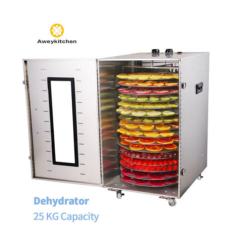 Commercial Stainless Steel Food Dehydrator 16/20 Layers Fruit Vegetable  Dryer US
