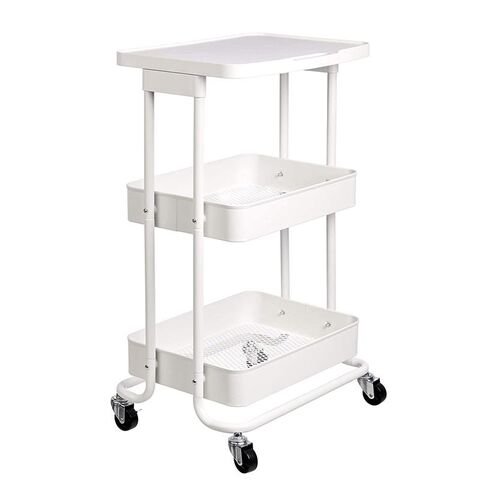 Hot Sale Best Bathroom 3 Tier Stainless Steel Shelves Trolley Utility Storage Rolling Carts Metal Kitchen Trolley With 4 Wheels for sale at factory direct price
