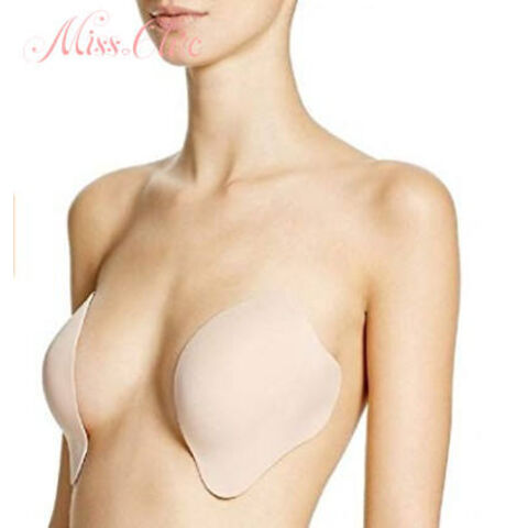 Reveal Cleavage Reusable Silicone Adhesive Strapless backless Bra