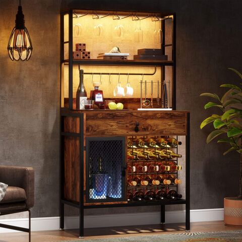 Buy China Wholesale Freestanding Tree Wine Bar Cabinet With Led Light For Home Liquor Cabinet With Sliding Doors Living Room Cabinets Furniture Liquor Cabinet 35 Globalsources