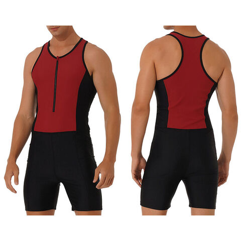 Mens best sale romper swimsuit