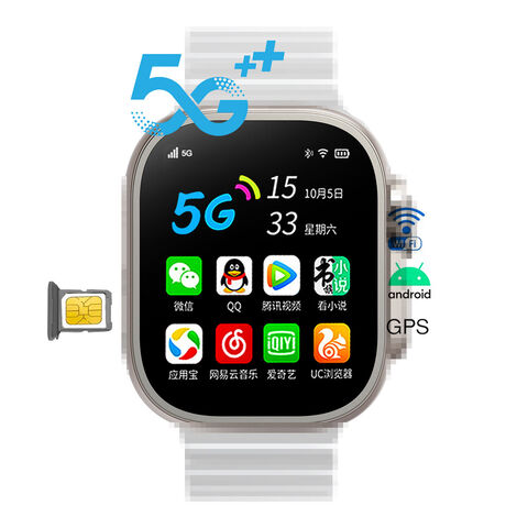 DW89 Ultra Android Back Camera 4G Sim Card Smart Watch