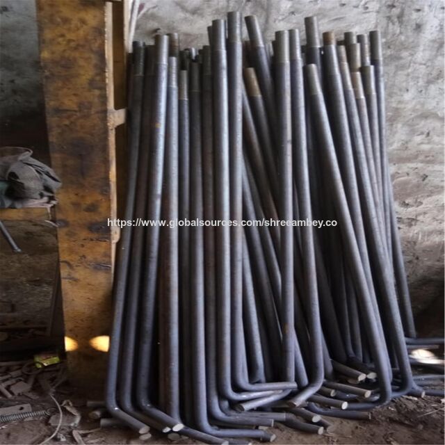 Pernos tipo J y L (de cimentación) Material: MS y alta resistencia Recubrimiento: Liso, negro, galvanizado, galvanizado en caliente.