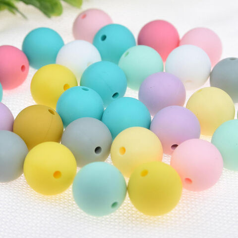 Buy Wholesale China 12mm 15mm 19mm Round Teething Beads Bpa Free