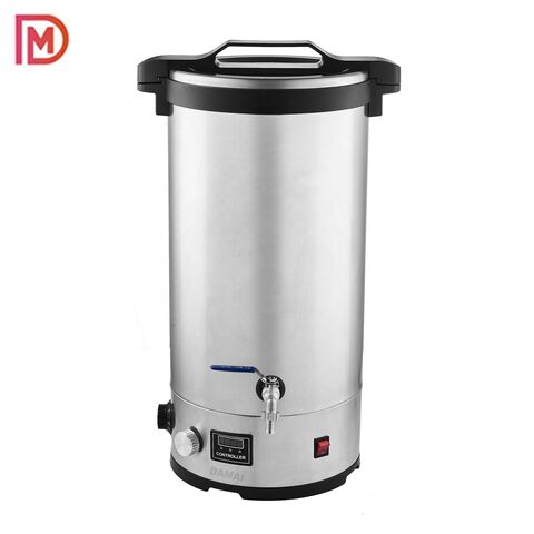 4 Litre Electric Stainless Steel Hot Water Boiler warmer Heater Urn tap  white