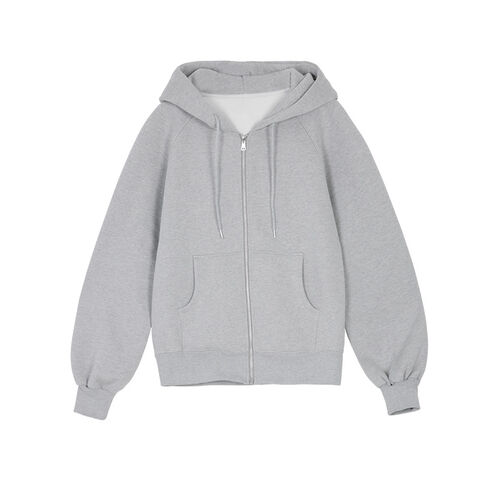 Source Wholesale Customized Zipper Pocket Hoodie Set Full Zip Up