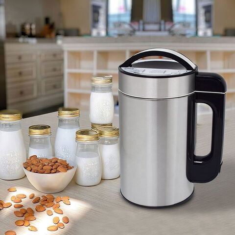 Automatic 1.2L Nut Milk Soy Bean Milk Maker Machine for Home Use Food Processor Stainless Steel Cappuccino Maker Household 800 for sale at factory direct price