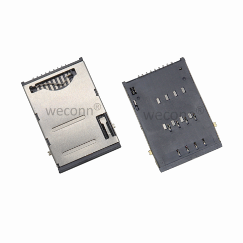 Buy Wholesale China High Quality Sim Card Slot 7pin 9pin Smt Push Push