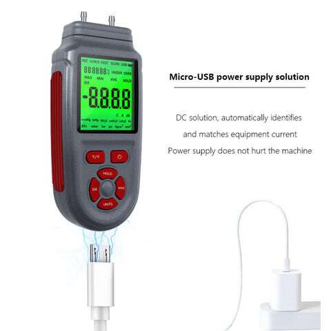 Micro Rpm Manometer Buy Wholesale China Hot Seller Vacuum Pressure Meter Digital Manometer ...