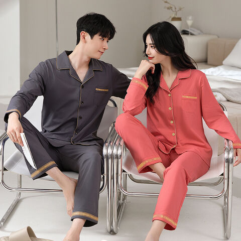 Wholesale Fall SleepWear Lady 2 Piece Nightwear Nighty Home