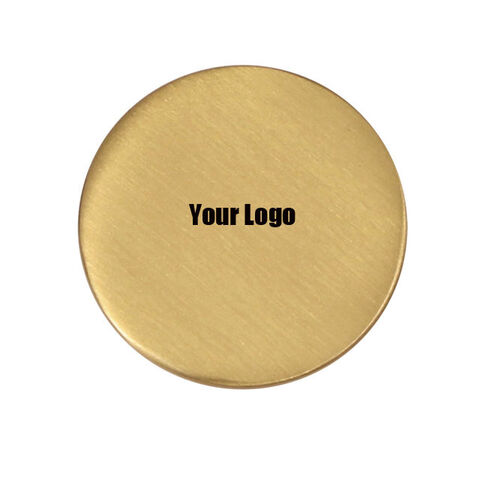 Bulk Buy China Wholesale Metal Etching Custom Brass Tags Name Plates Plain Brass  Stamping Blank Laser Cutting Engraved Round Brass Logo Platepopular $0.1  from Dongguan Rich Industry Technology Co., Ltd.