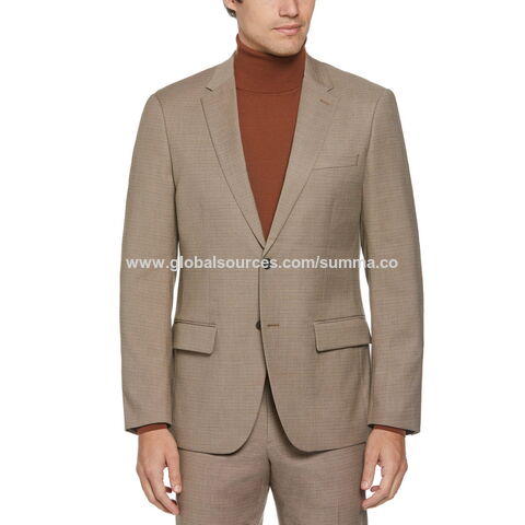 Men's Solid Skinny-Fit Wrinkle-Resistant Suit Separates, Created for Macy's