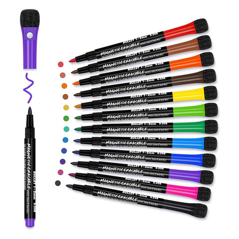 8 Pcs Best Dry Erase Markers Whiteboard Pen Set Colored Whiteboard Marker  Pens in Assorted Colors For White Board Children School Supplies