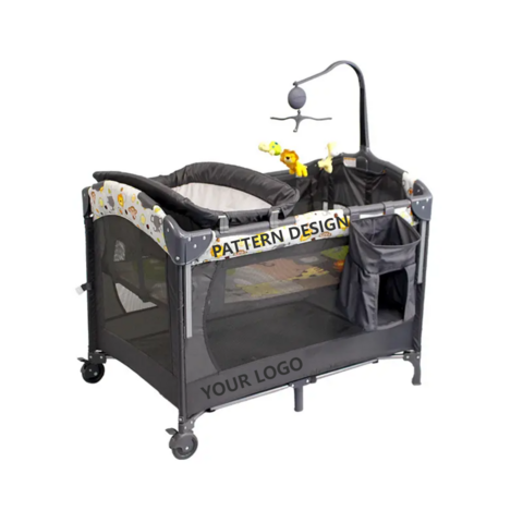 Baby Cots Wholesale Assemble Baby Bed, Designer Folding Designs