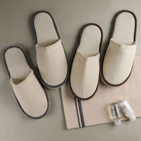 SPA HOTEL GUEST SLIPPERS CLOSED TOWELLING DISPOSABLE TERRY STYLE