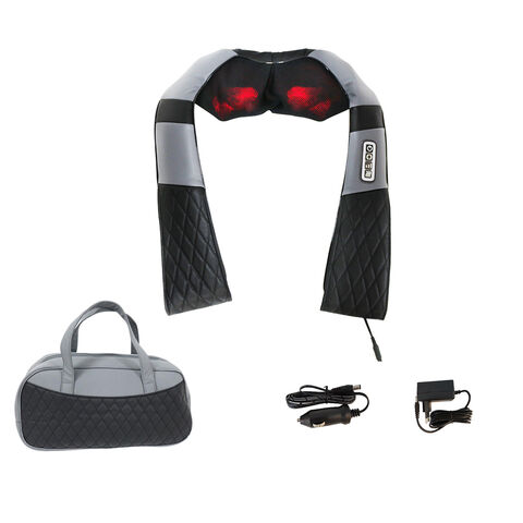 Shiatsu Neck and Back Massager with Soothing Heat Wireless Electric Deep  Massage