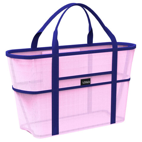 PVC Hand Carry Swimming Bag Portable Clothing Storage Bags Fashion  Transparent Plastic Beach Bag Travel Tote Packet for Women